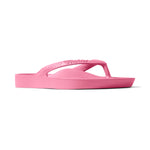 Hot Pink Archies Arch Support Flip Flops shown from the front