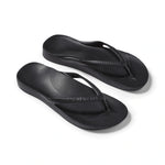 Black Archies Arch Support Flip Flops angle 08