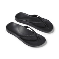 Black Archies Arch Support Flip Flops angle 08