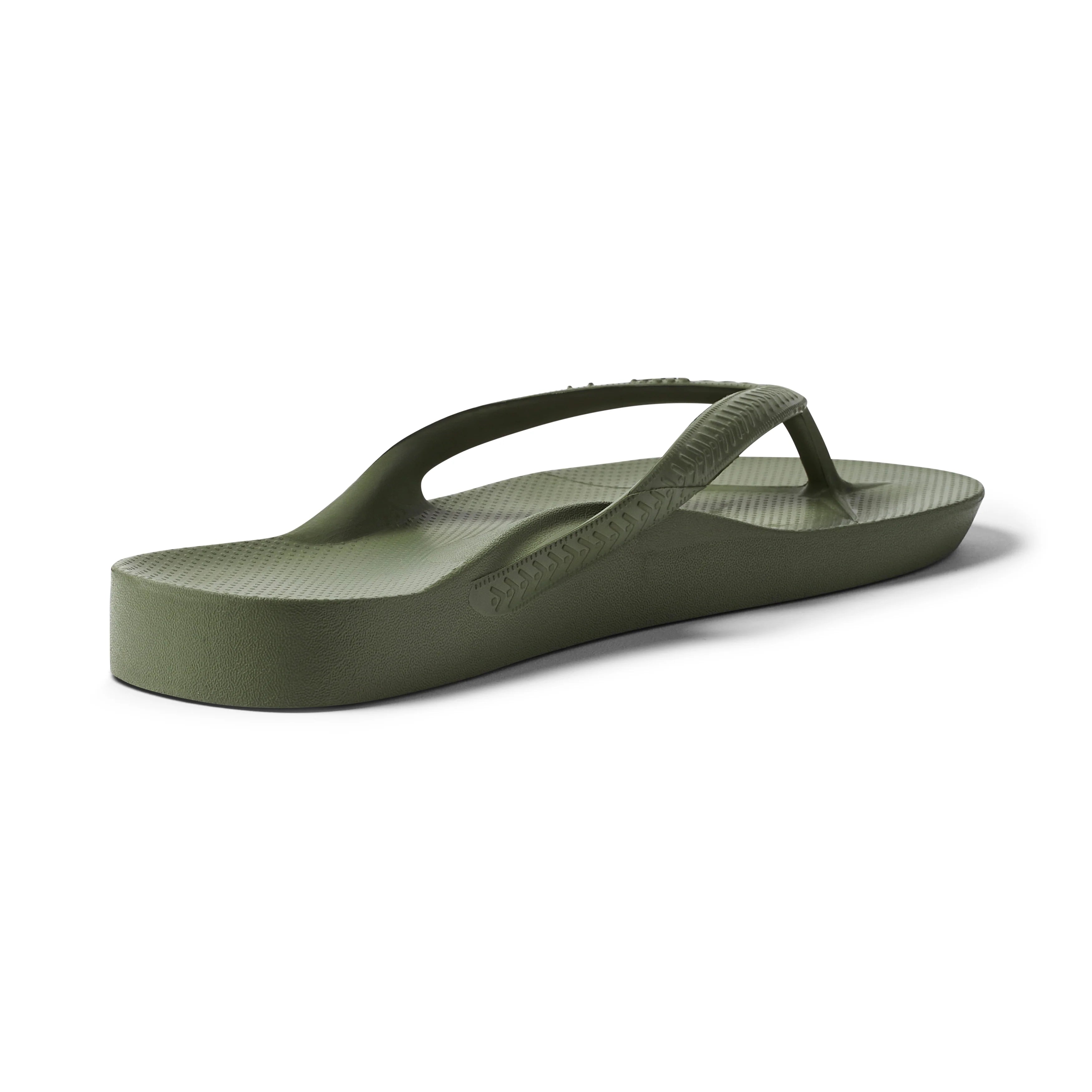 Olive Archies Arch Support Flip Flops angle 03