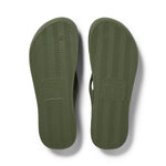 Olive Archies Arch Support Flip Flops angle 04