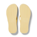 Lemon Arch Support Flip Flops shown from the underside