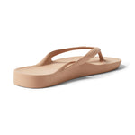Tan Archies Arch Support Flip Flops angle 03