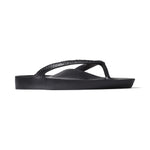 Black Archies Arch Support Flip Flops angle 03