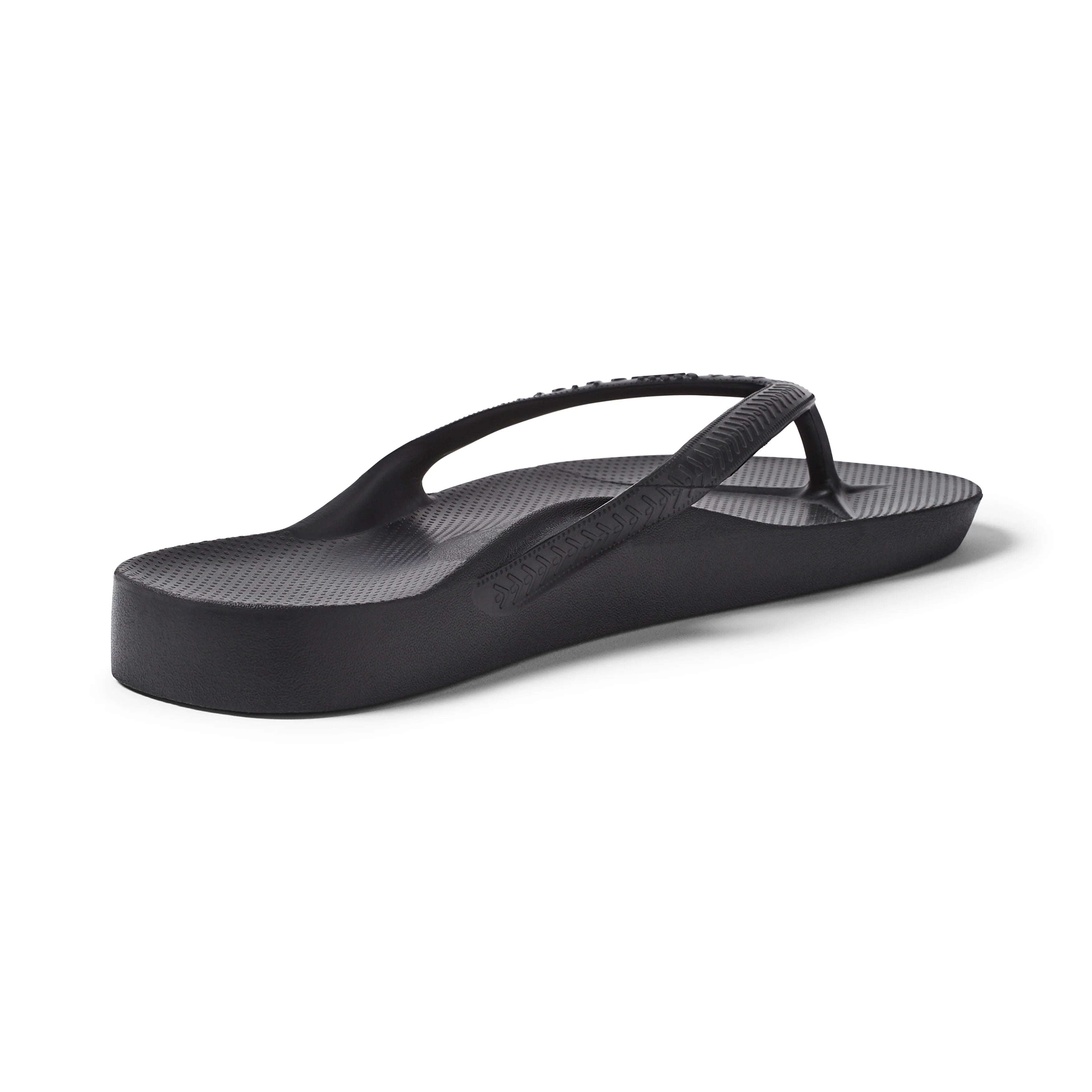 Black Archies Arch Support Flip Flops angle 04