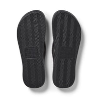 Black Archies Arch Support Flip Flops angle 05