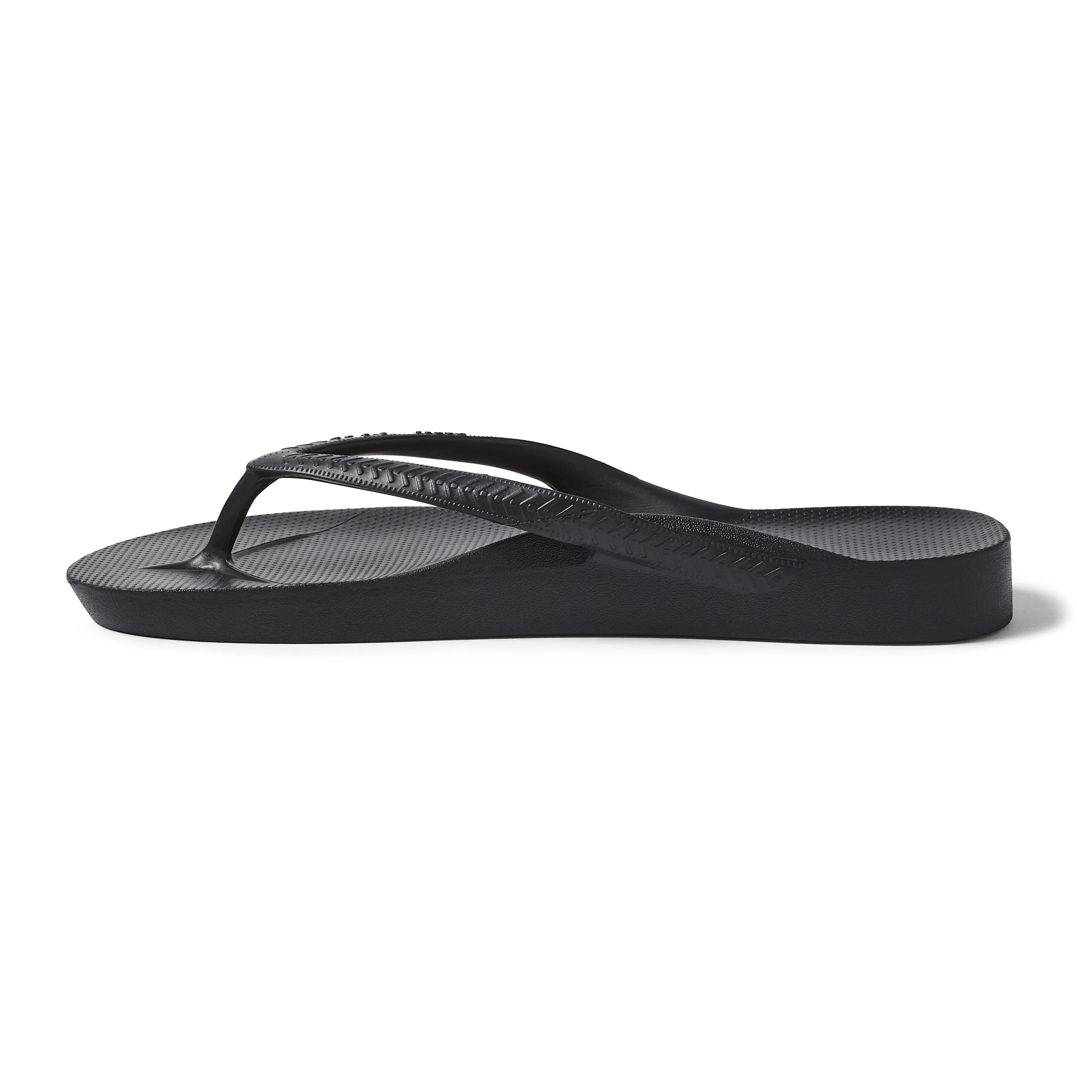 Black Archies Arch Support Flip Flops angle 06