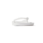 White Archies Arch Support Flip Flops angle 06