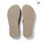 Taupe Crystal Archies Arch Support Flip Flops angle 10
